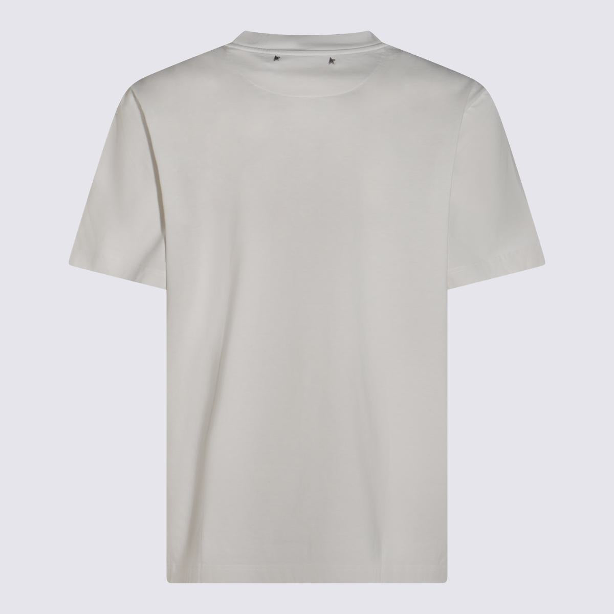 Golden Goose Vit Bomulls-T-shirt