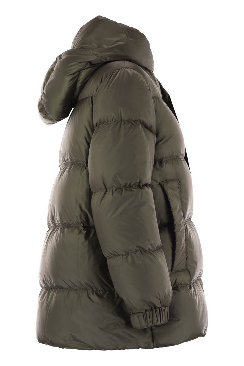 Max Mara The Cube Seia - Droppsäker dunjacka i kanvas