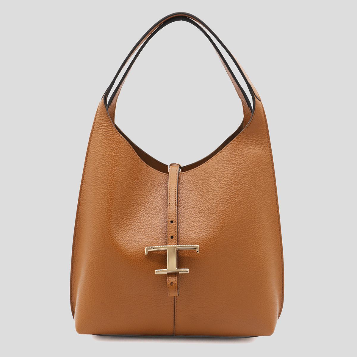 Tod'S brun läderaxelväska