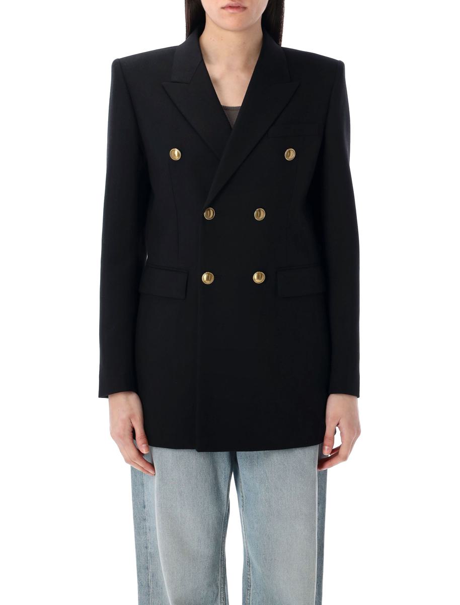 Saint Laurent Ull Gabardine Jacka