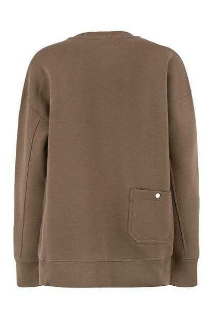 Max Mara Monza - Bomullströja med logotyp