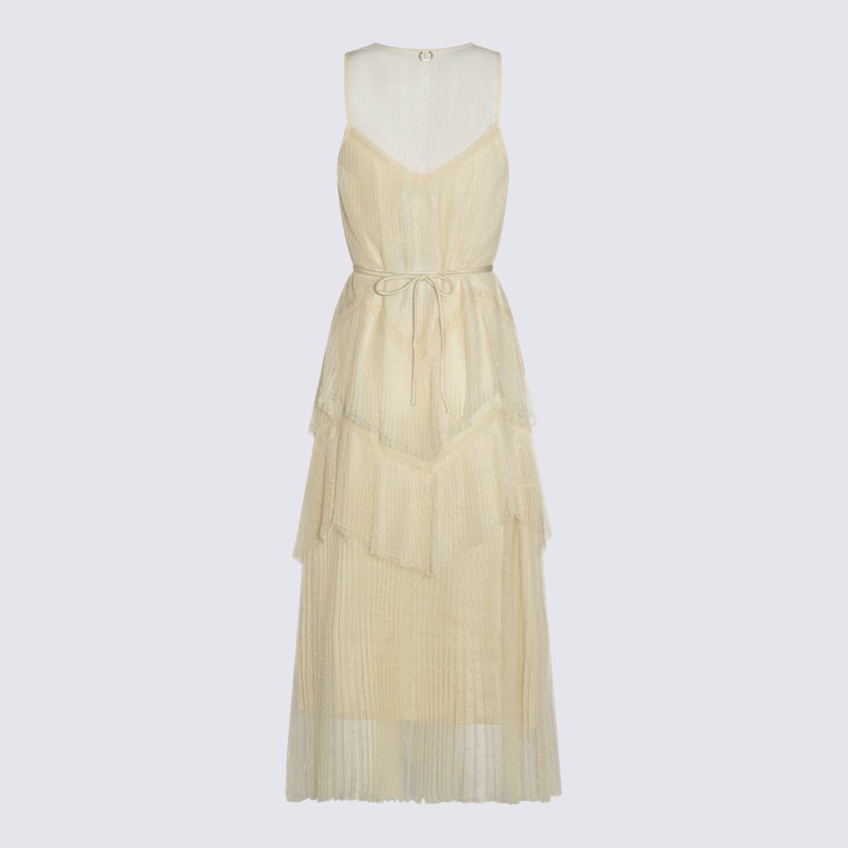 Twinset ljusgul klänning