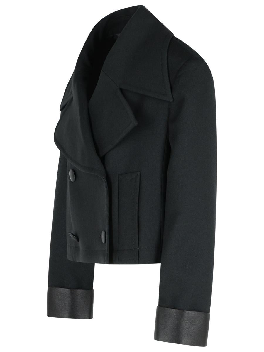 Dolce &amp; Gabbana svart jacka i ullblandning