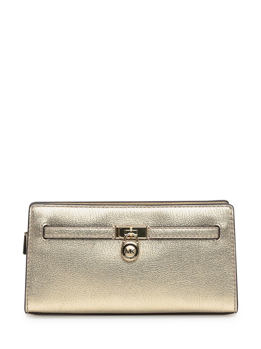 Michael Kors Michael Kors Guldfärgad Läderplånbok