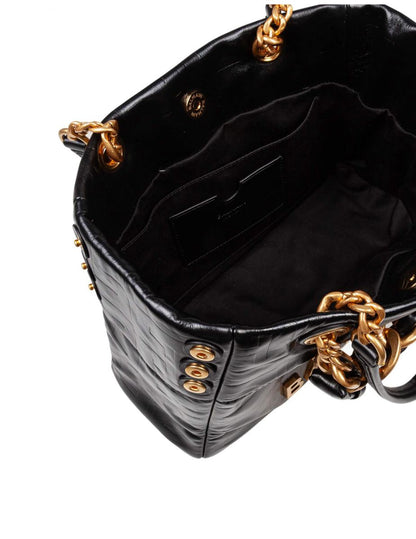 Balmain 1945 mjuk liten kalvskinnsväska