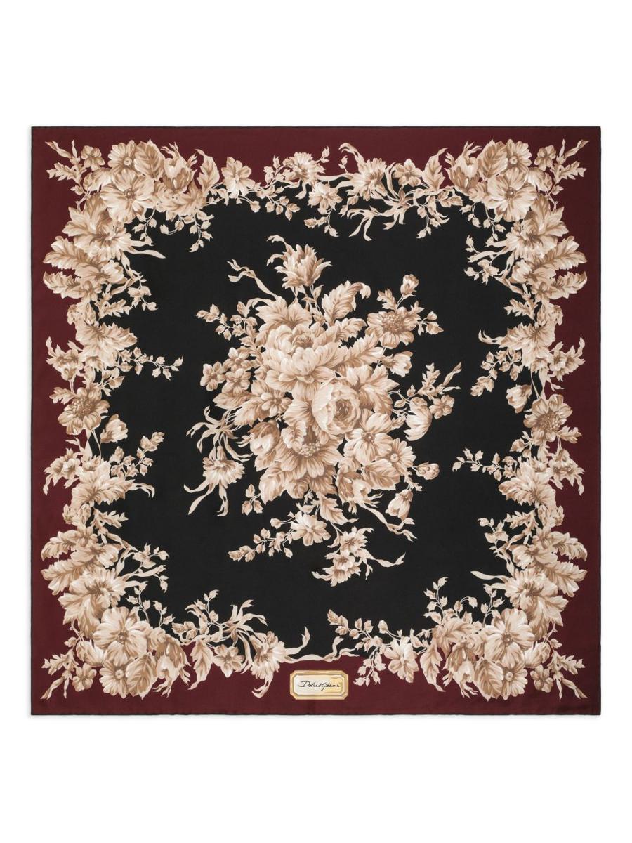 Dolce &amp; Gabbana sidenhalsduk i twill
