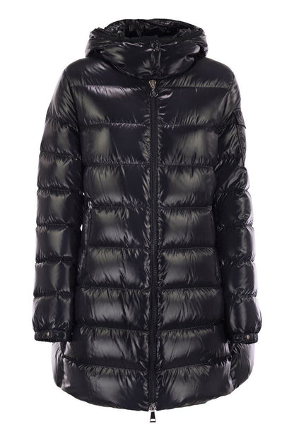 Moncler Courcelles - Midi-dunjacka med huva