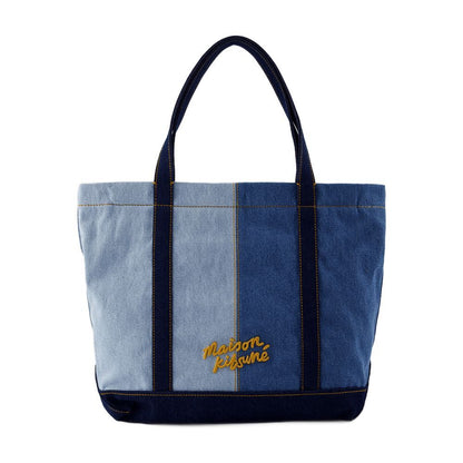 Maison Kitsuné Rävhuvud Stor Shopper Väska