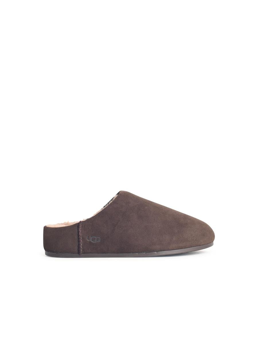 UGG 'Elea Slip-On' Bruna Lädertofflor