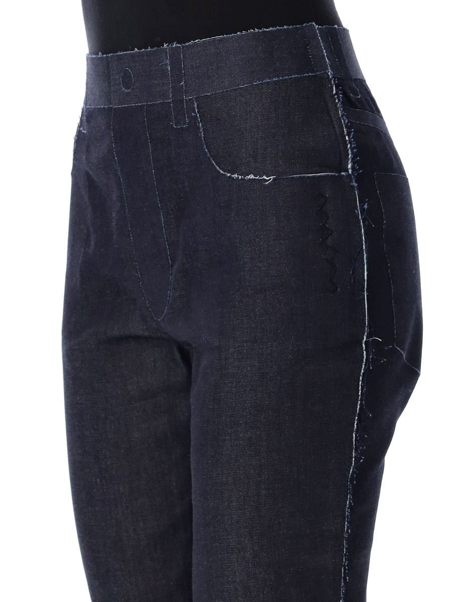 Marni stretchiga denim Trompe L'Oeil-byxor