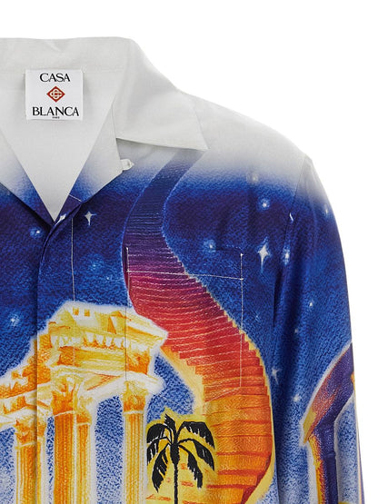 Casablanca 'Midnatt Akropolis'-skjorta
