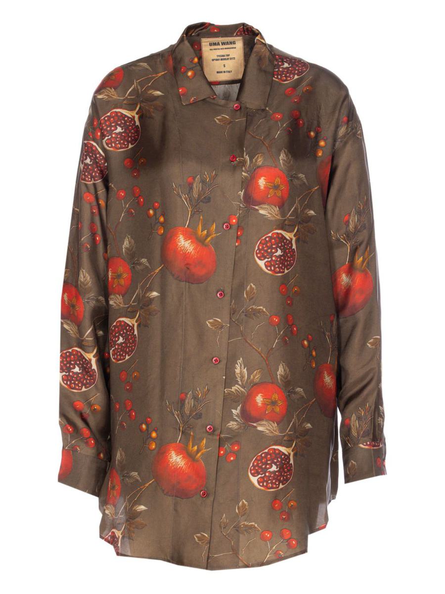 Uma Wang Mönstrad Blus