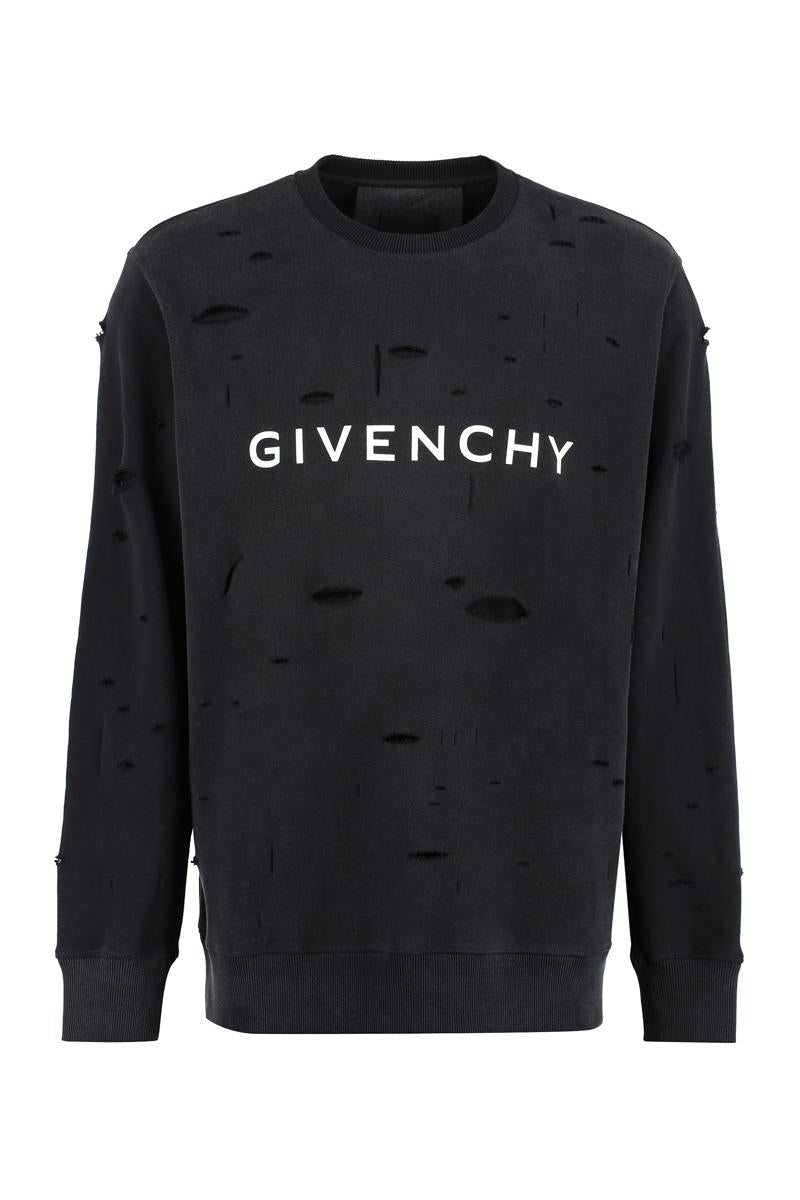 Givenchy bomullströja med rund hals
