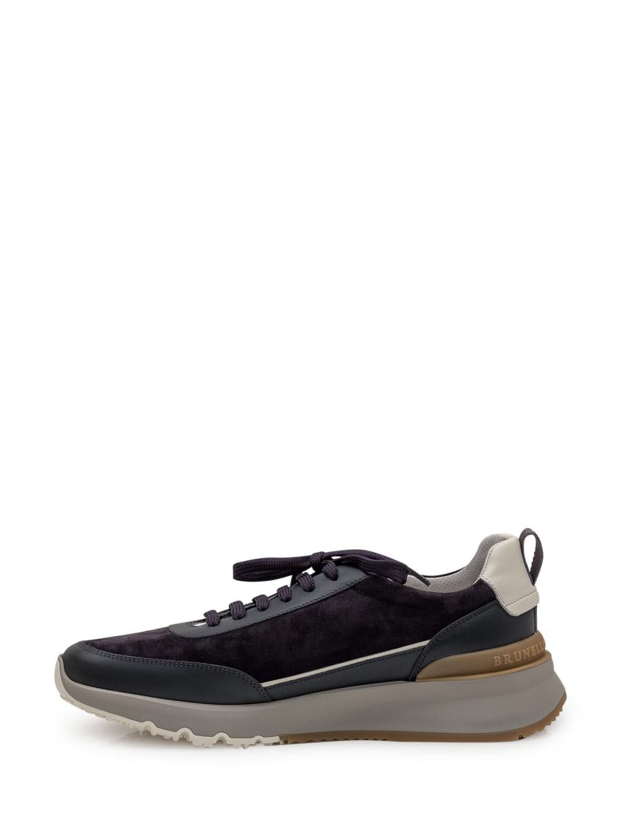 Brunello Cucinelli Brunello Cucinelli Sneakers i mocka och läder