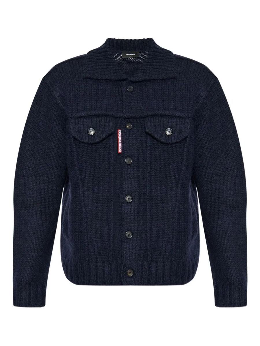 DSQUADER2 Stickad Jeansjacka Kläder