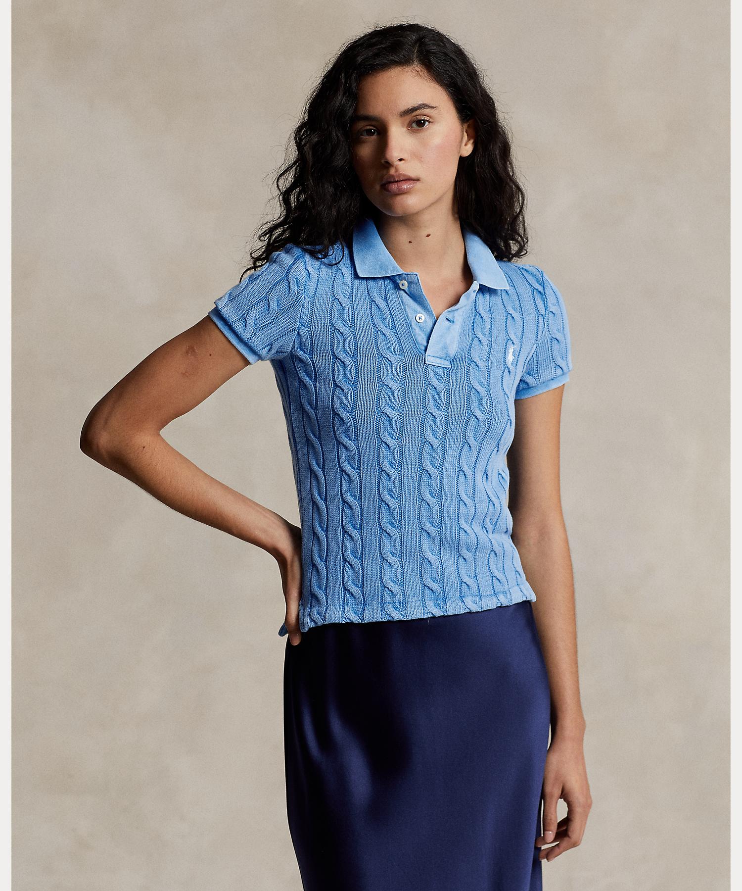 Polo Ralph Lauren kabelstickad pikétröja