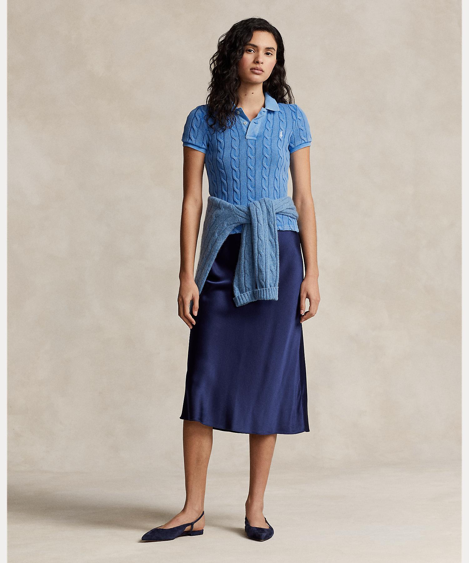 Polo Ralph Lauren kabelstickad pikétröja