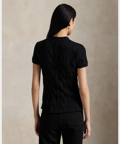 Polo Ralph Lauren POLO RALPH LAUREN kabelstickad pikétröja i bomull