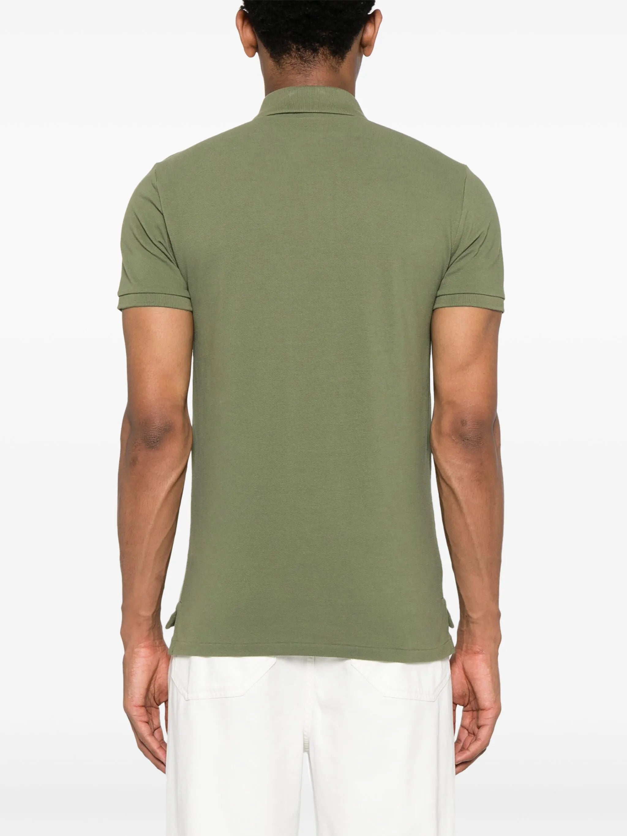 Slim fit-pikétröja i mesh