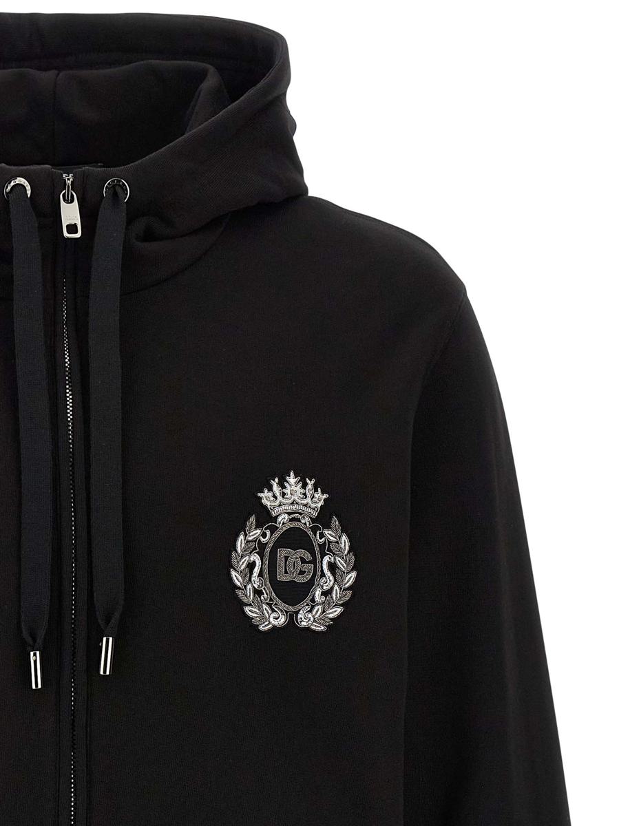 Dolce &amp; Gabbana Heraldic Patch Hoodie