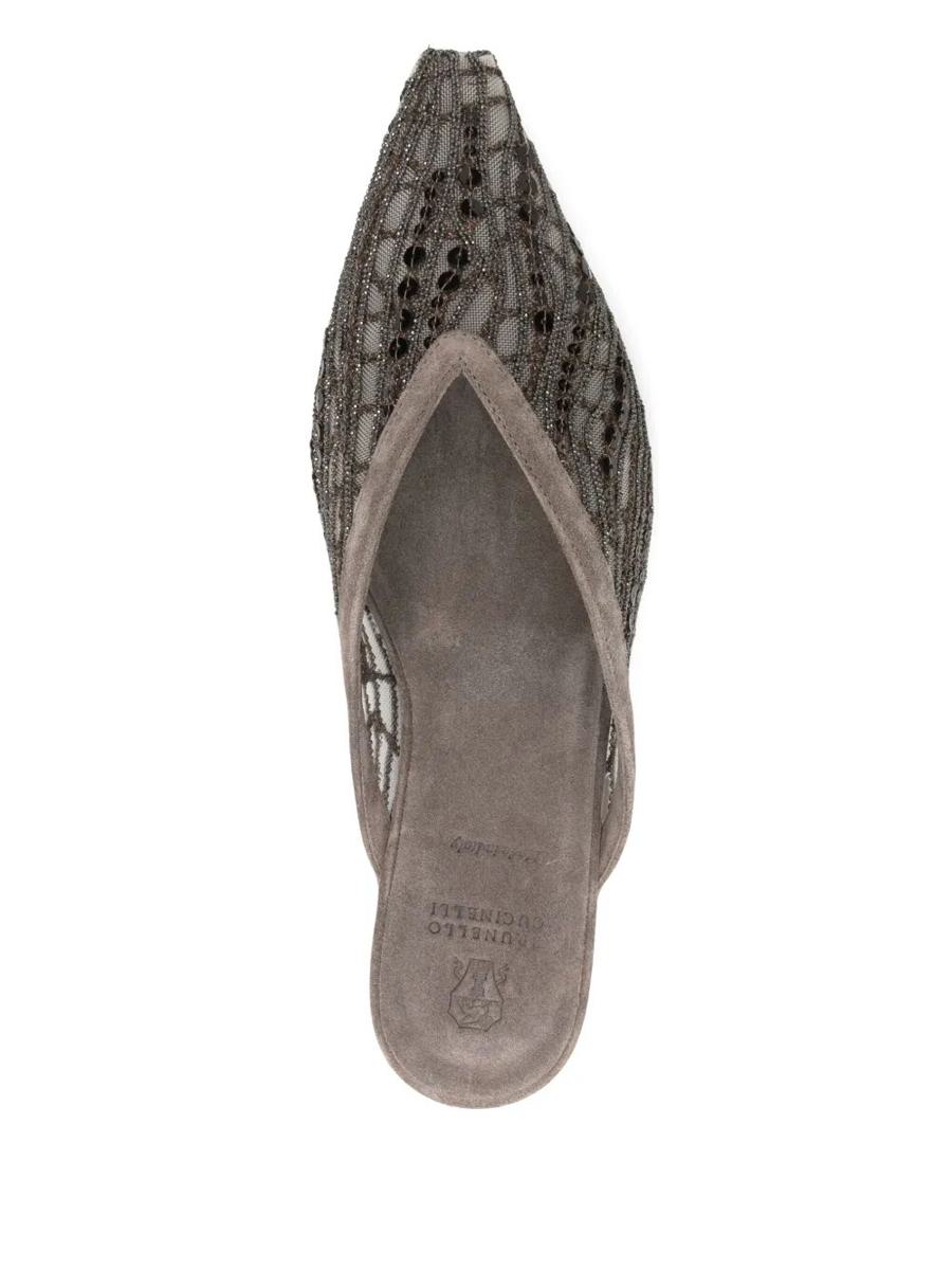 Brunello Cucinelli platta balettskor