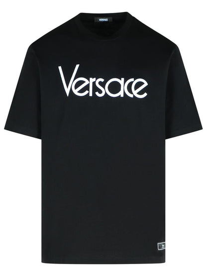 Versace svart bomulls-T-shirt