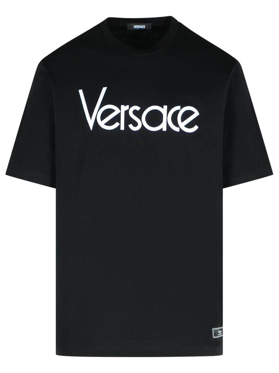 Versace svart bomulls-T-shirt