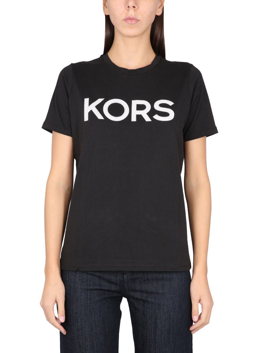 Michael Kors t-shirt med rund hals