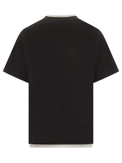 Dolce &amp; Gabbana Dolce &amp; Gabbana Herr Svart Logotyp Broderad T-shirt