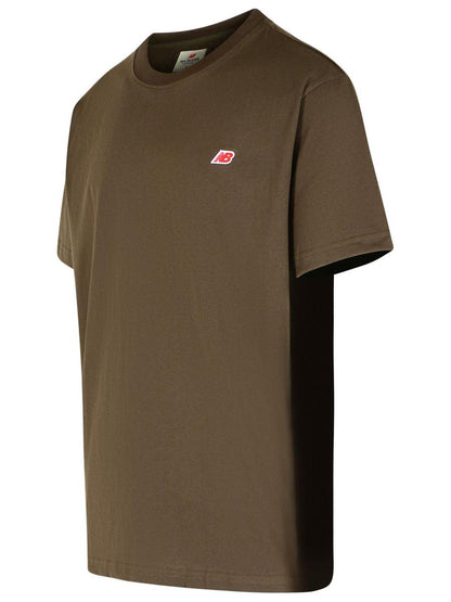 New Balance Gul Bomulls-T-shirt