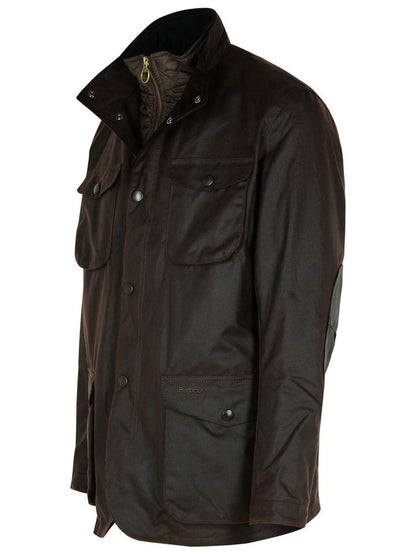 Barbour 'Ogston' Brun Vaxad Bomullsjacka