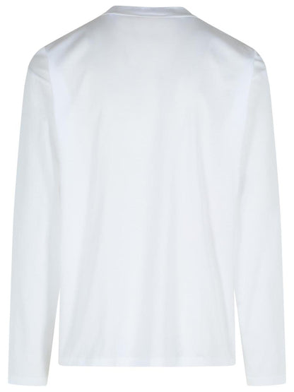 Marni Vit Bomulls-T-shirt
