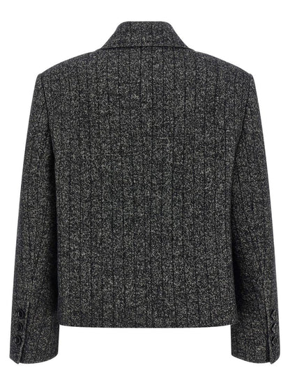 Dolce &amp; Gabbana Randig Ullkavaj