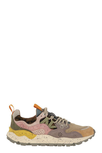 Flower Mountain Yamano 3 - Sneakers i mocka och tekniskt tyg