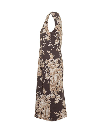 Dolce &amp; Gabbana Dolce &amp; Gabbana Ärmlös Blommig Klänning