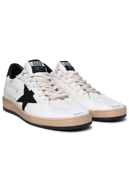 Golden Goose 'Ball Star' Vita Lädersneakers