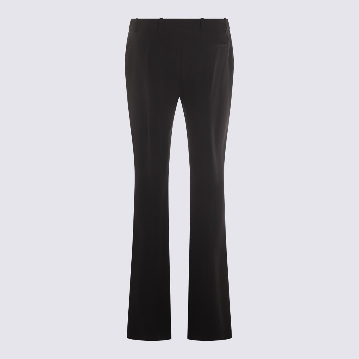 Alexander McQueen svarta viskosbyxor