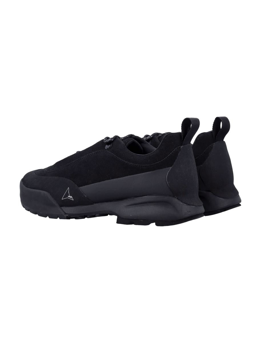 Roa Cingino Mikrofiber Vandringssneakers Svarta