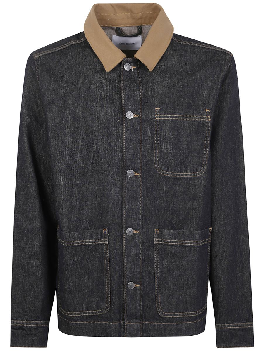 Les Deux "Layton" Denim Overshirt Kläder
