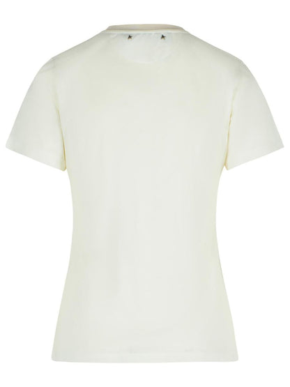 Golden Goose Vit Viskosblandad T-shirt