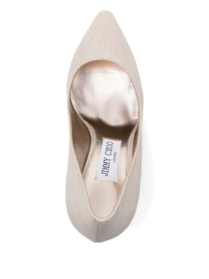 Jimmy Choo Romy 85 Pumps i lamétyg