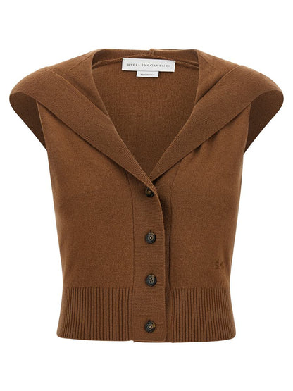 Stella McCartney 'Cosy Knit Hood' Topp
