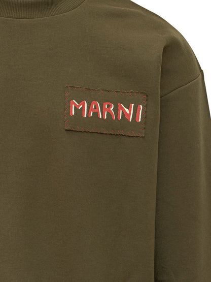 Marni tröja med broderad logotyp Marni