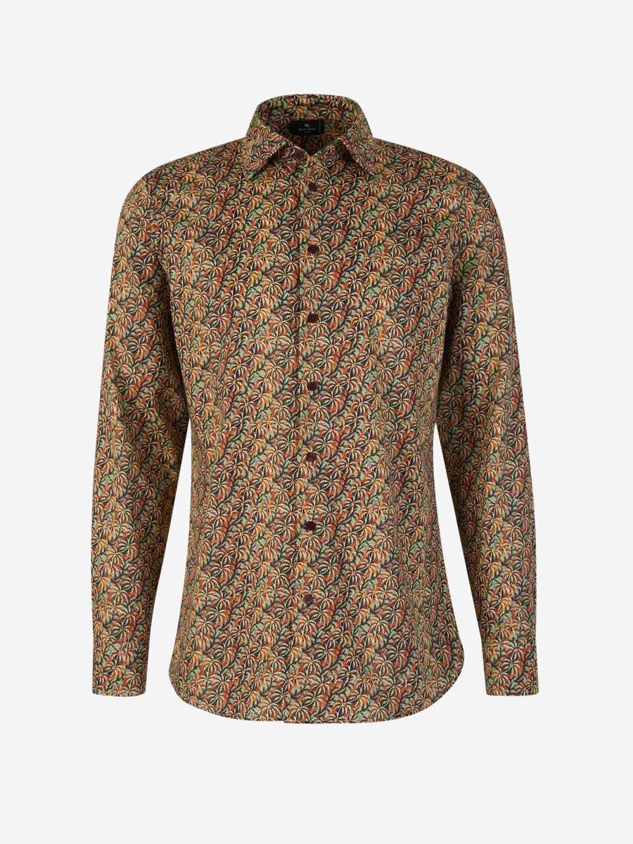 Etro Coconut Tree bomullsskjorta