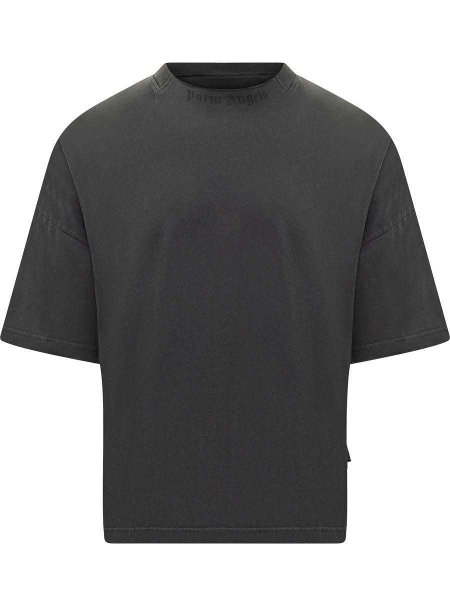 Palm Angels Palm Angels svart t-shirt med logotypringning