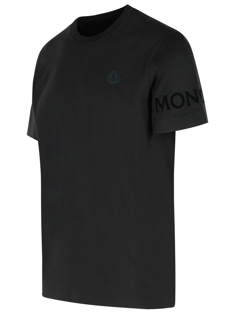 Moncler svart bomulls-T-shirt