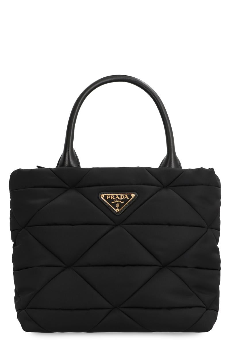 Prada Liten Nylon Tote Bag