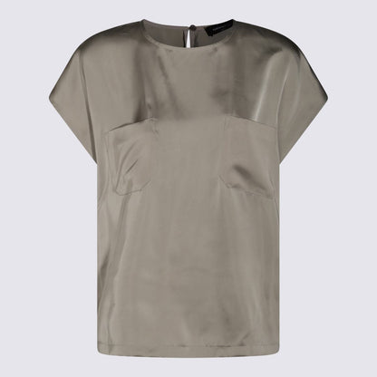 Fabiana Filippi Beige Viskos Topp