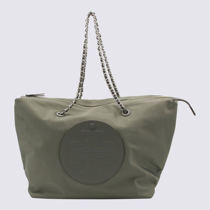 Tory Burch grågröna totes