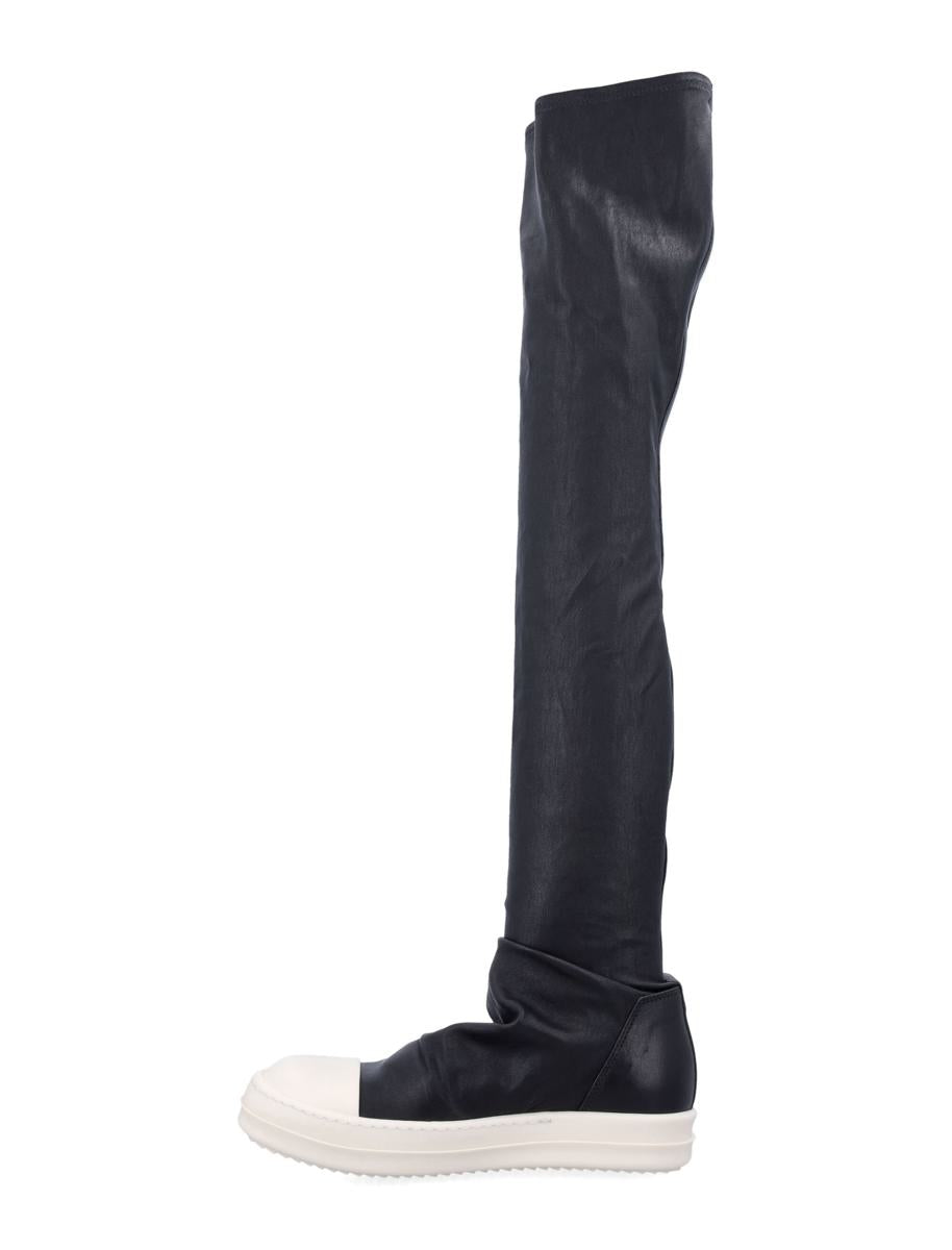 Rick Owens Höga Strumpor Dam Sneakers